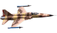 F-5 Tiger II Camo 80mm [Freewing Model]
