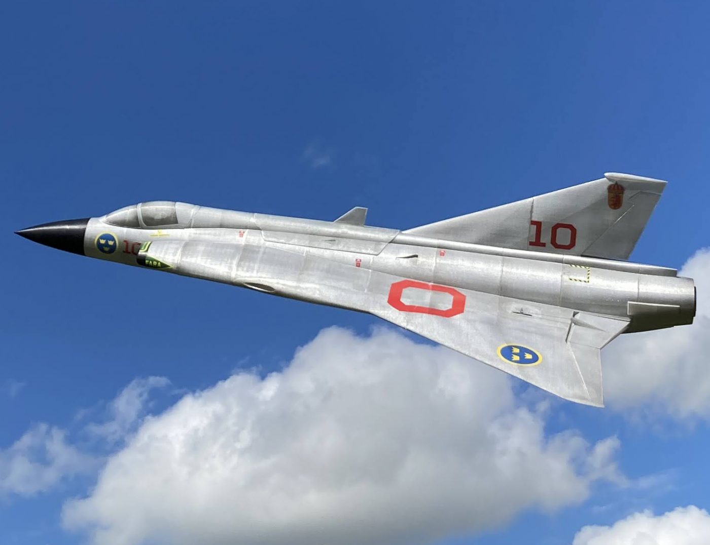 J35 Saab Draken 3D LabPrint