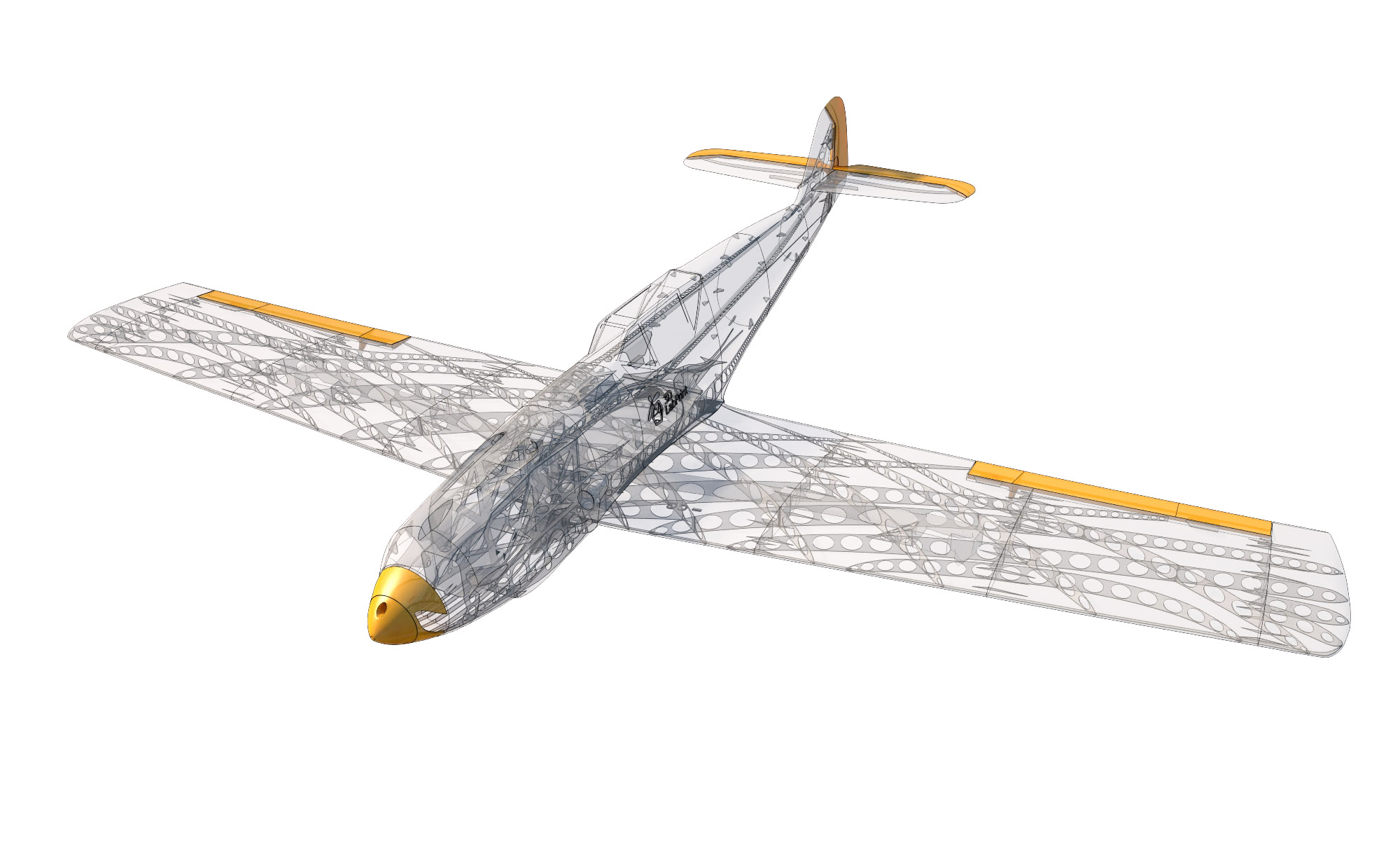 Messerschmitt BF 109T 3D LabPrint