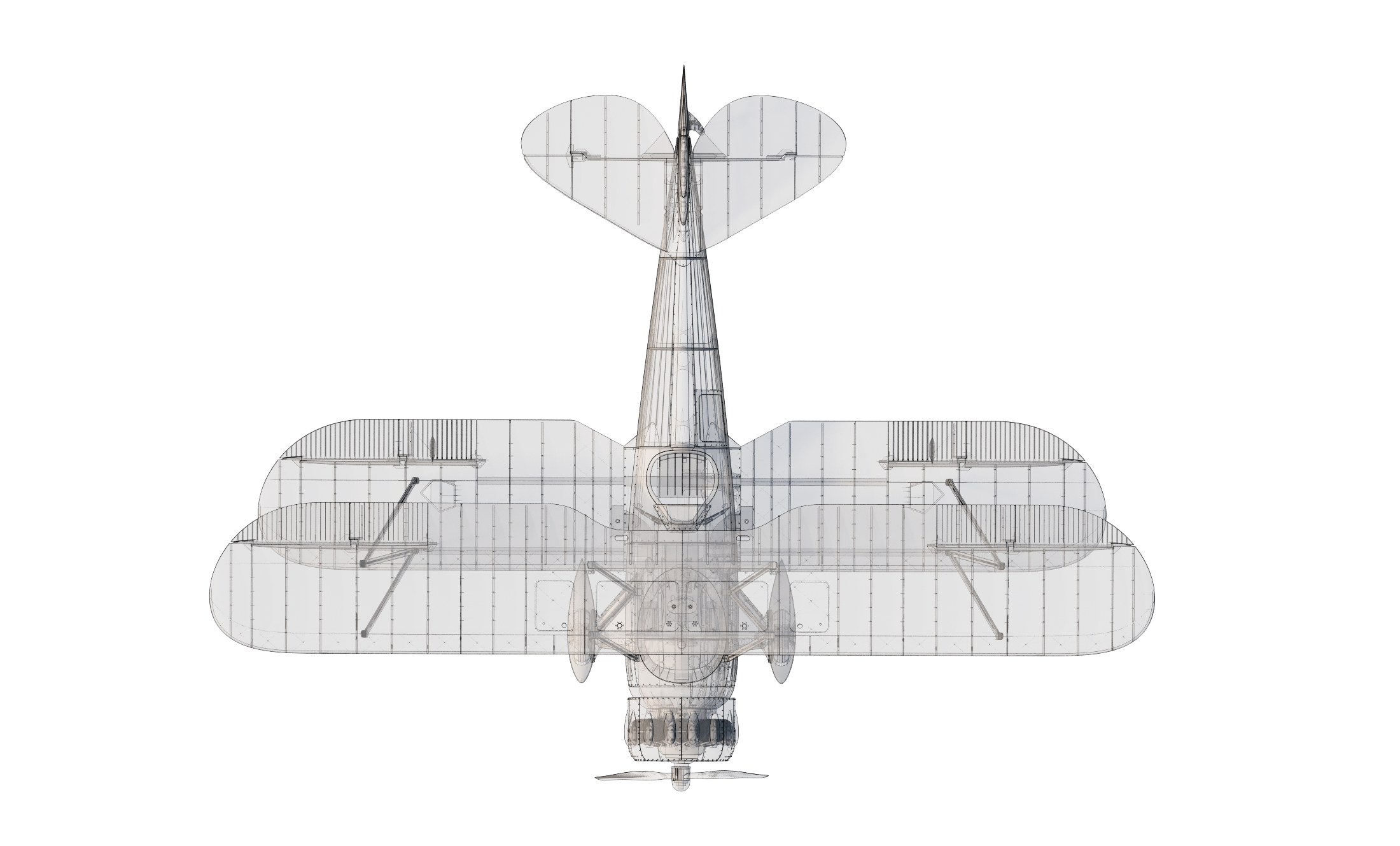 Waco YMF-5 3D LabPrint