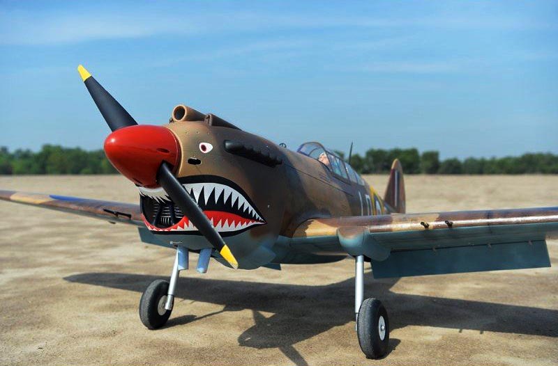 P-40C Tomahawk Black Horse Model