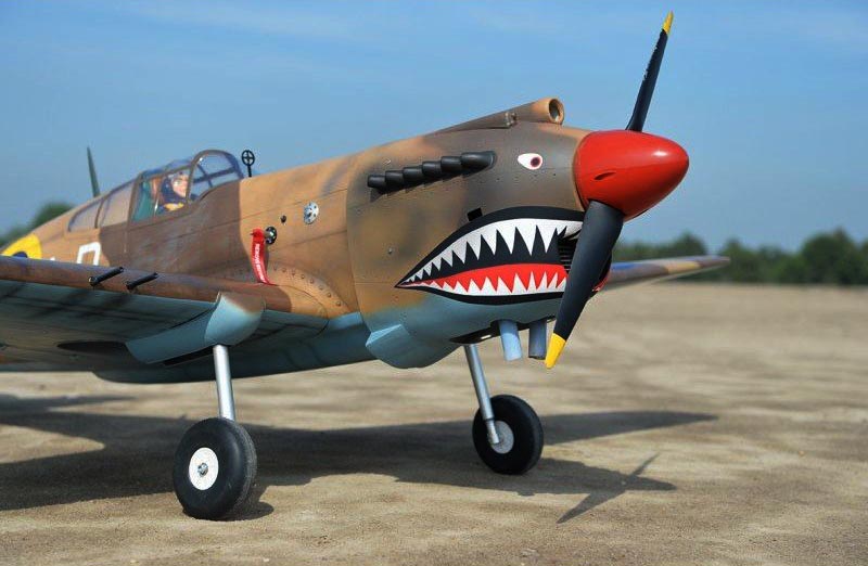 P-40C Tomahawk Black Horse Model