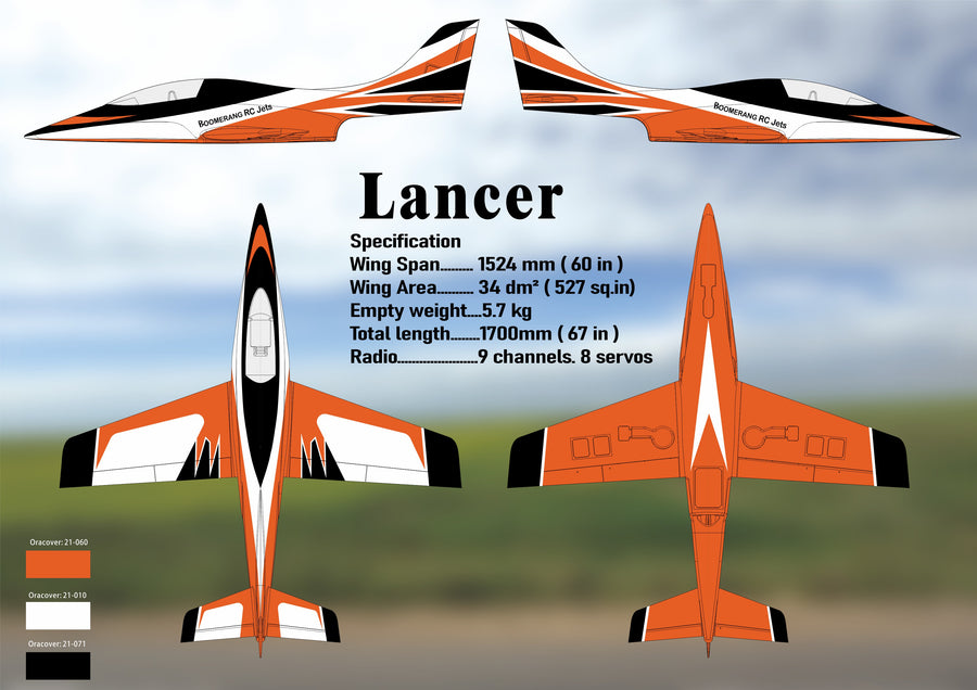 Lancer Boomerang RC Jets
