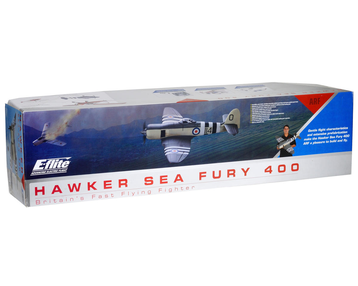 Hawker Sea Fury 400 E-flite
