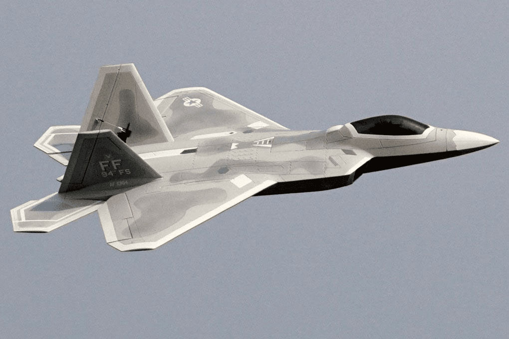 F-22 Raptor 90 mm Freewing Model