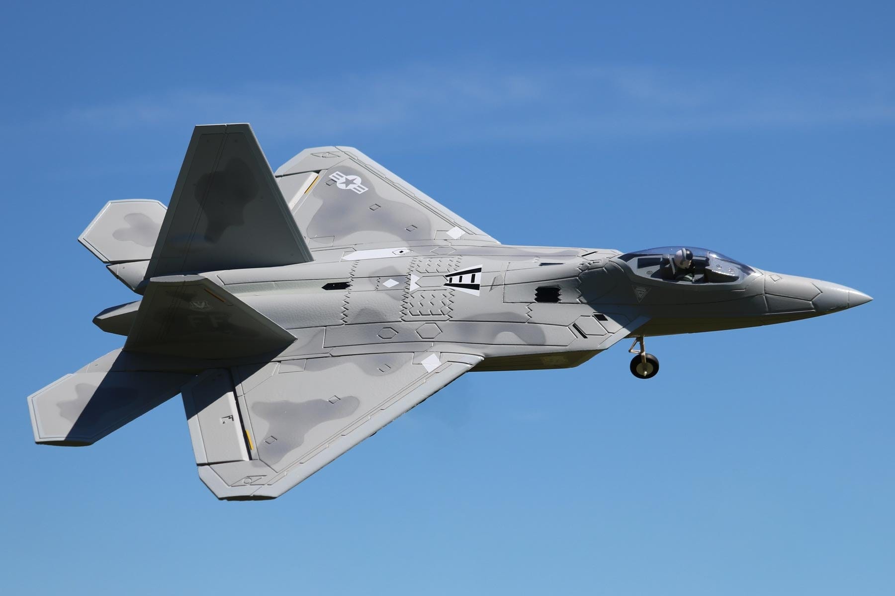 F-22 Raptor V2 64 mm Freewing Model