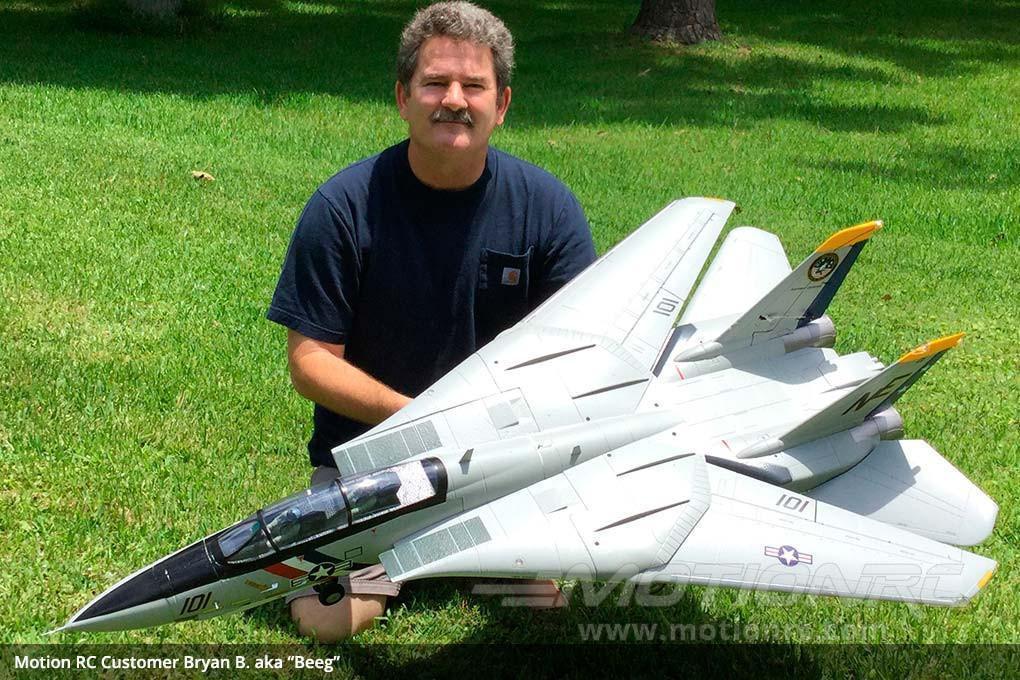 F-14 Tomcat Twin 80mm Freewing Model