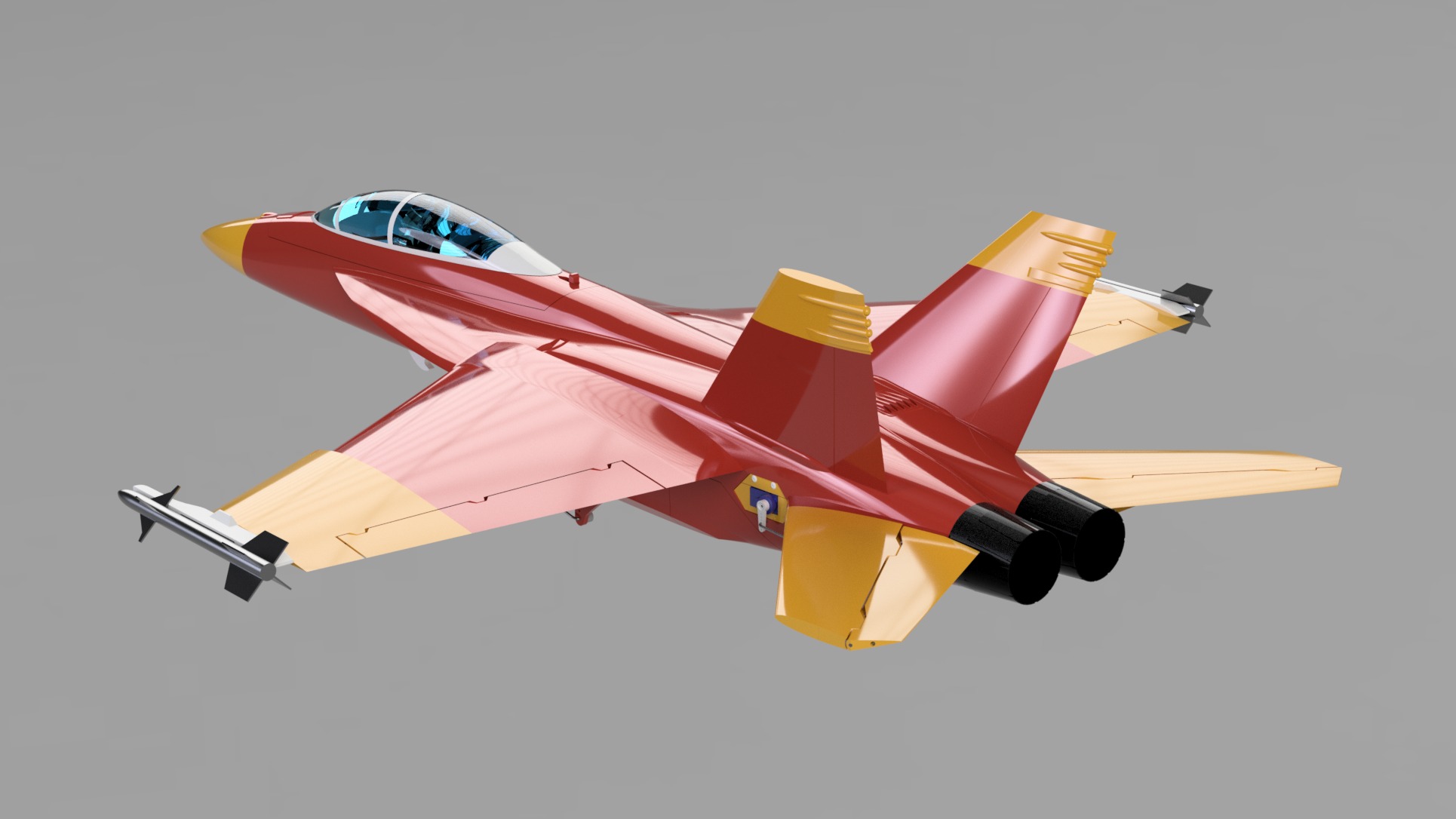 F-18 Super Hornet 70mm OWL plane