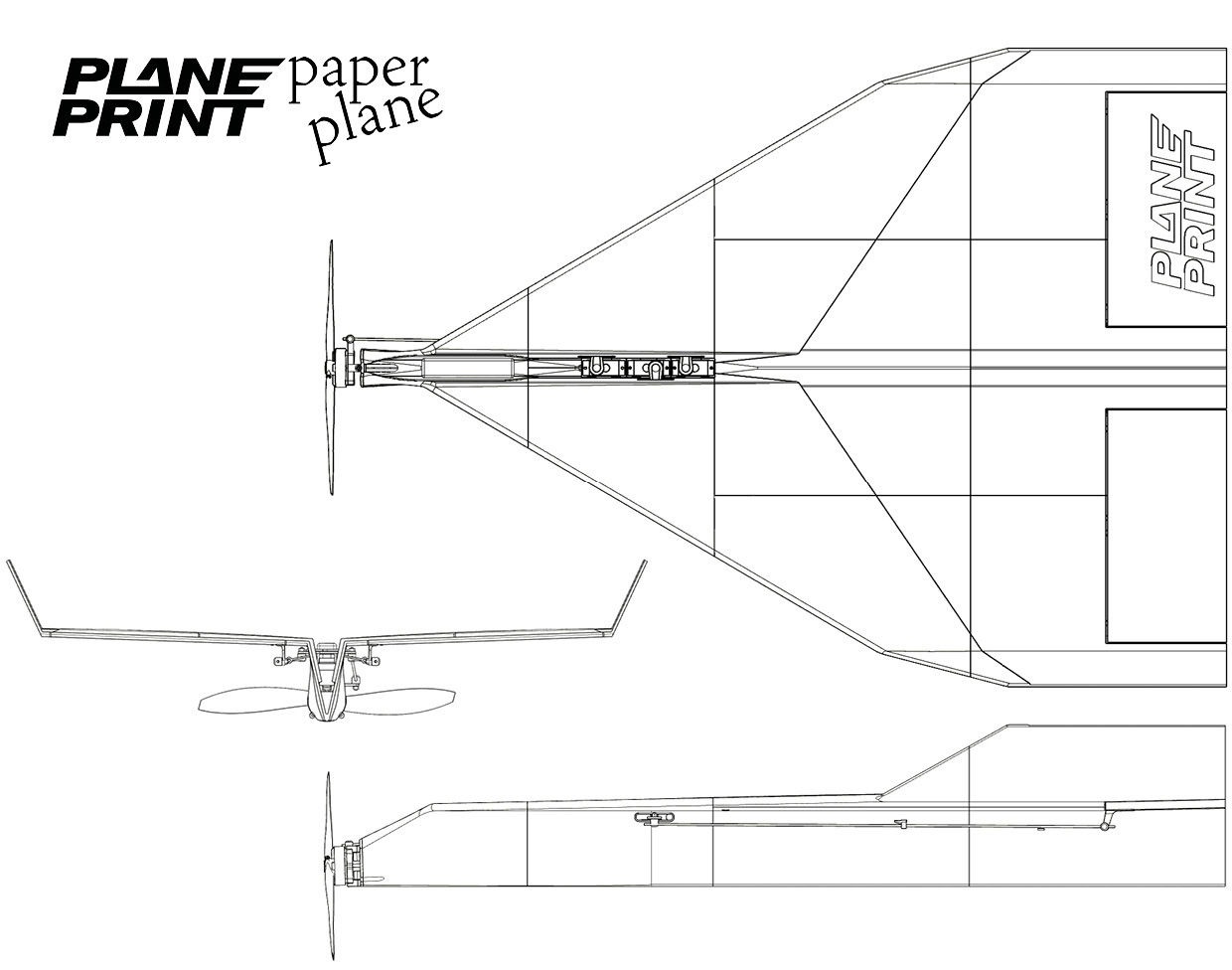 Paper Plane PLANEPRINT