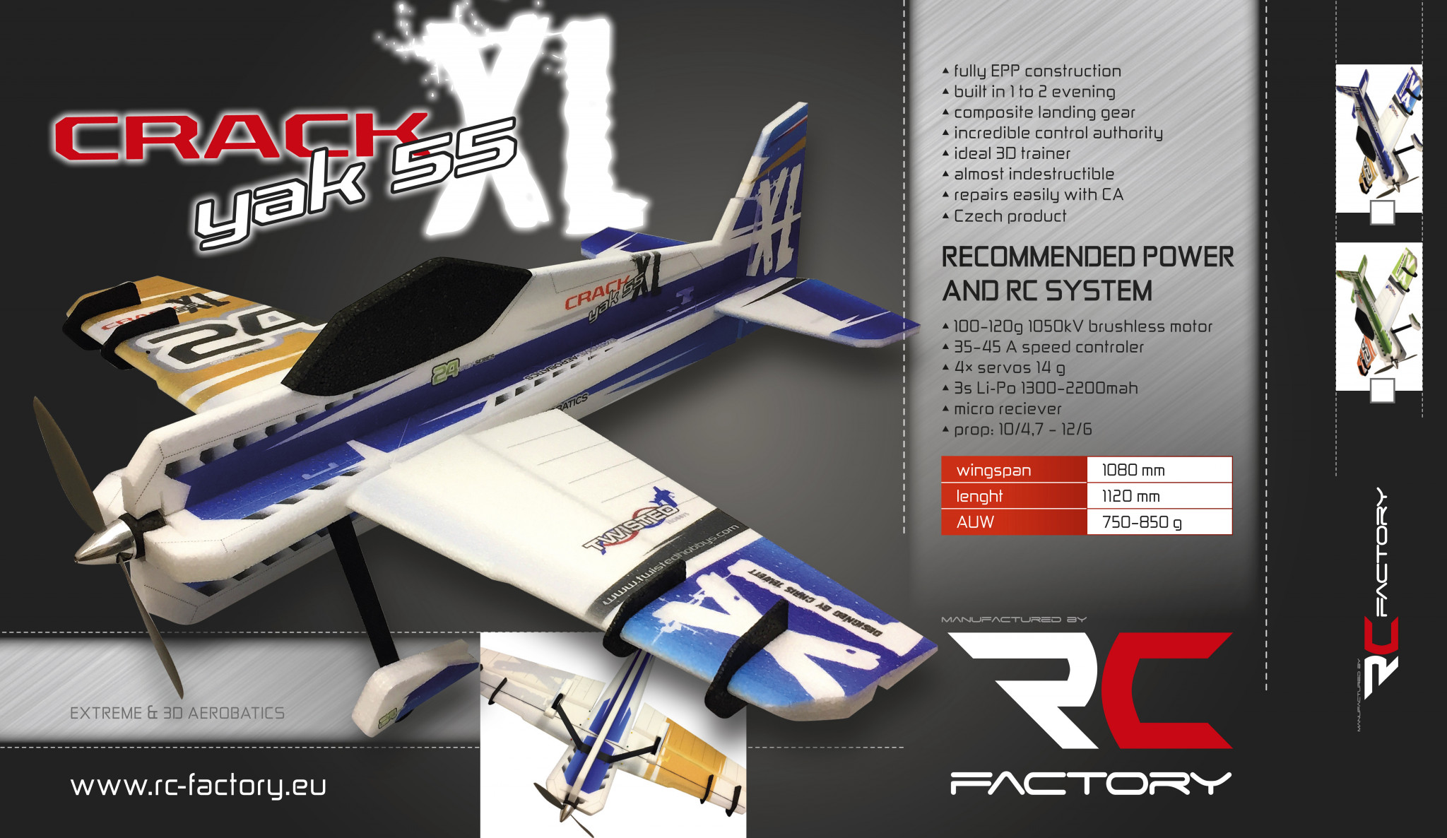 Crack Yak XL RC Factory