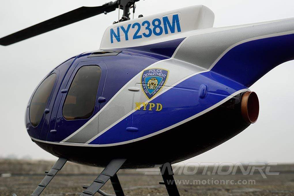 MD500E Police Blue RotorScale