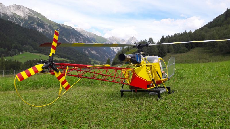 Alouette II 1:6 Vario Helicopter
