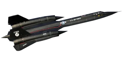 SR-71 Blackbird Twin 70mm